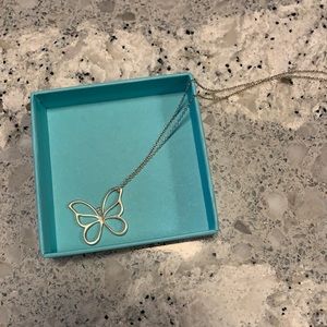 Tiffany & Co. Sterling Silver Butterfly Necklace